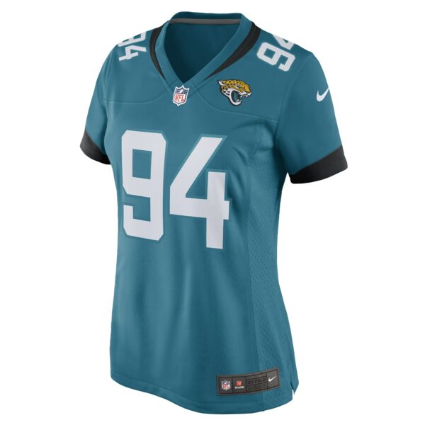 Women’s Jacksonville Jaguars Folorunso Fatukasi Nike Teal Game Player Jersey