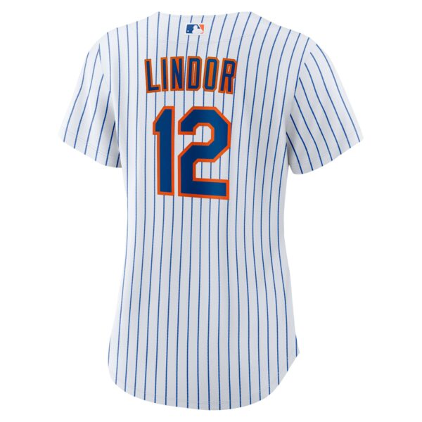 Women’s New York Mets Francisco Lindor Nike White Home Replica Player Jersey