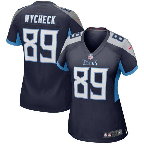 Women’s Tennessee Titans Frank Wycheck Nike Navy Game Retired Player Jersey