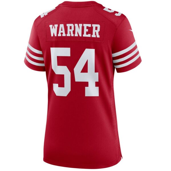 Women’s San Francisco 49ers Fred Warner Nike Scarlet Player Jersey