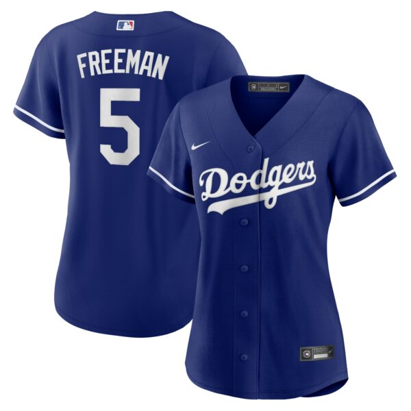 Women’s Los Angeles Dodgers Freddie Freeman Nike Royal Alternate Replica Player Jersey