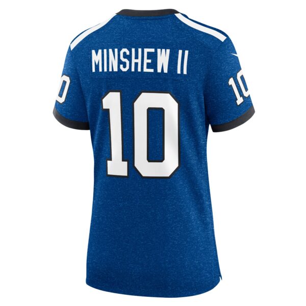 Women’s Indianapolis Colts Gardner Minshew Nike Royal Indiana Nights Alternate Game Jersey