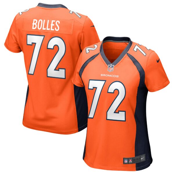 Women’s Denver Broncos Garett Bolles Nike Orange Game Jersey