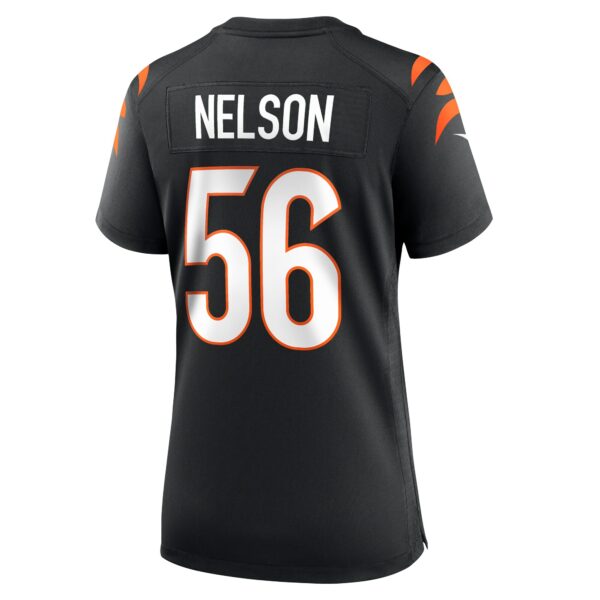 Women’s Cincinnati Bengals Garrett Nelson Nike Black Game Jersey