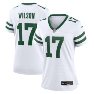 Women's New York Jets Garrett Wilson Nike White Player Jersey