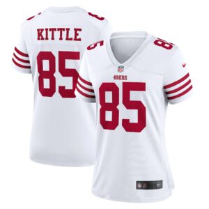 Women's San Francisco 49ers George Kittle Nike White Game Jersey