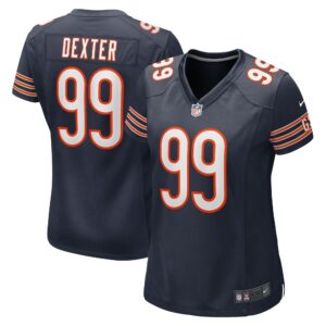 Women's Chicago Bears Gervon Dexter Sr Nike Navy Team Game Jersey