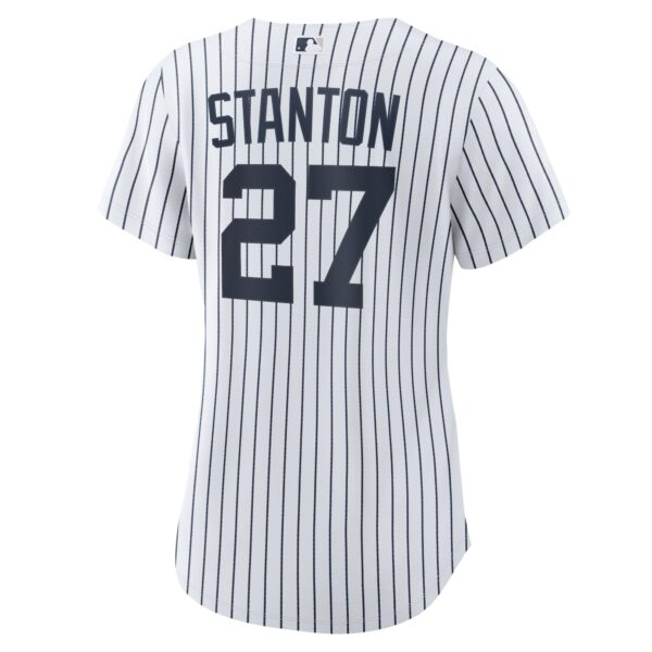 Women’s New York Yankees Giancarlo Stanton Nike White Home Replica Player Jersey