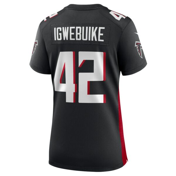 Women’s Atlanta Falcons Godwin Igwebuike Nike Black Game Jersey