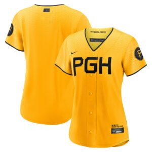 Women's Pittsburgh Pirates Nike Gold 2023 City Connect Replica Jersey