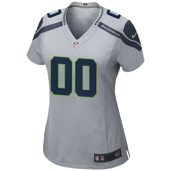 Women’s Nike Gray Seattle Seahawks Alternate Custom Game Jersey