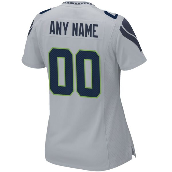 Women’s Nike Gray Seattle Seahawks Alternate Custom Game Jersey