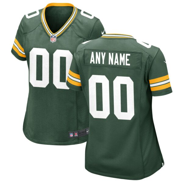 Women’s Nike Green Green Bay Packers Custom Game Jersey