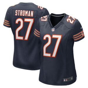 Women's Chicago Bears Greg Stroman Nike Navy Team Game Jersey