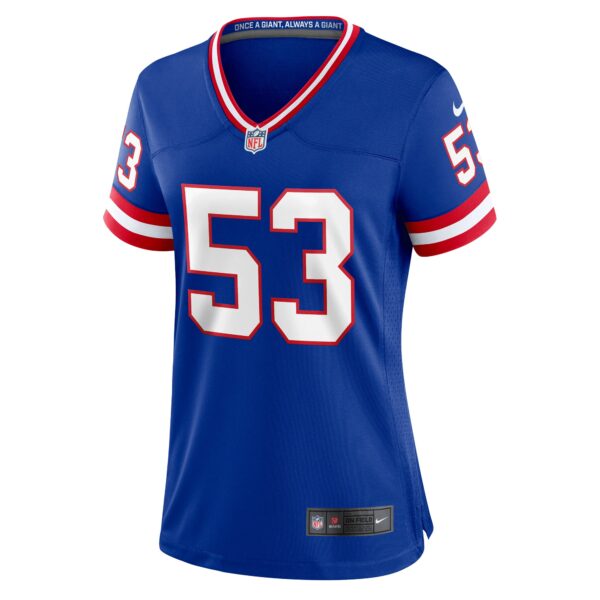 Women’s New York Giants Harry Carson Nike Royal Classic Retired Player Game Jersey