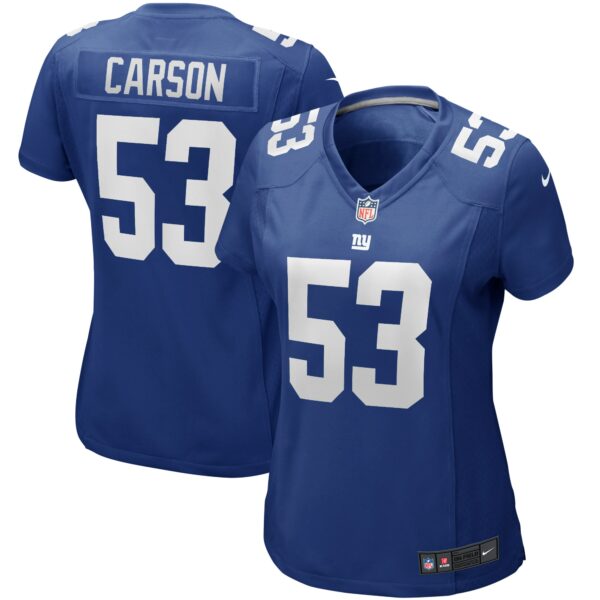 Women’s New York Giants Harry Carson Nike Royal Game Retired Player Jersey