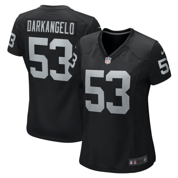 Women’s Las Vegas Raiders Isaac Darkangelo Nike Black Team Game Jersey