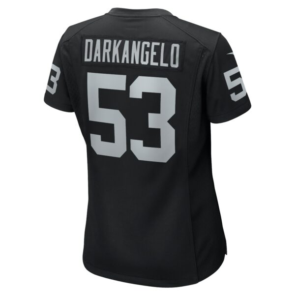 Women’s Las Vegas Raiders Isaac Darkangelo Nike Black Team Game Jersey