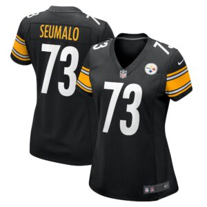 Women's Pittsburgh Steelers Isaac Seumalo Nike Black Game Jersey