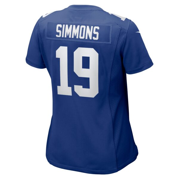 Women’s New York Giants Isaiah Simmons Nike Royal Team Game Jersey