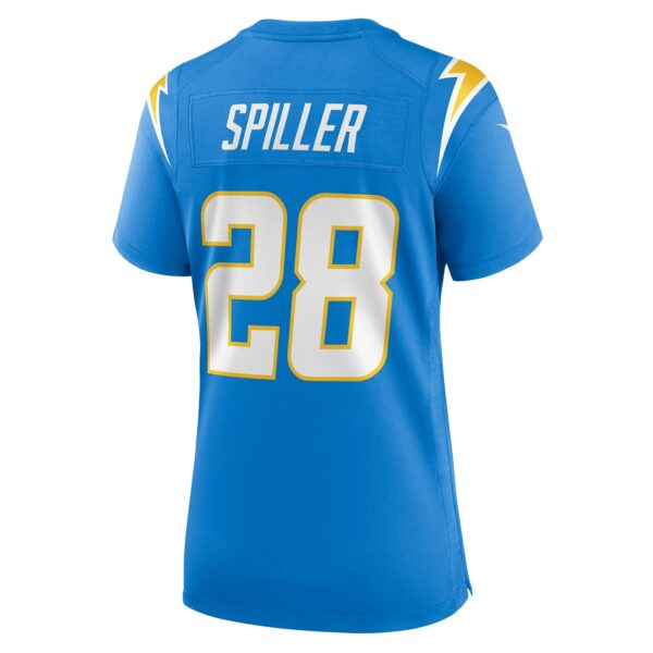 Women’s Los Angeles Chargers Isaiah Spiller Nike Powder Blue Game Jersey