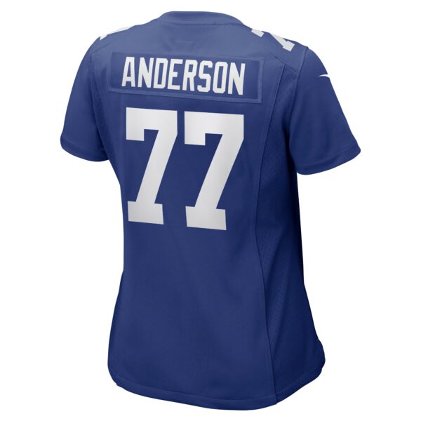 Women’s New York Giants Jack Anderson Nike Royal Game Player Jersey