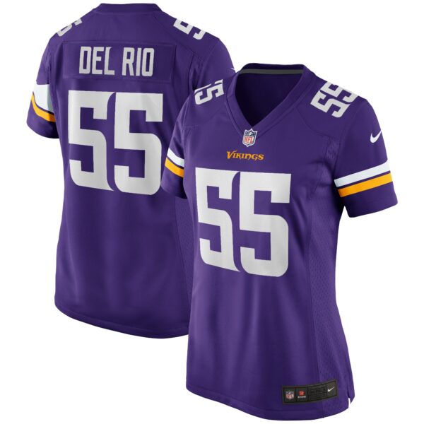 Women’s Minnesota Vikings Jack Del Rio Nike Purple Game Retired Player Jersey