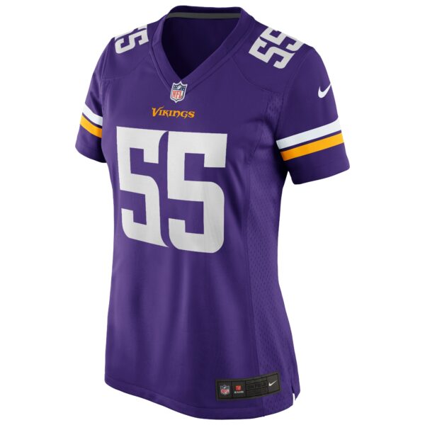 Women’s Minnesota Vikings Jack Del Rio Nike Purple Game Retired Player Jersey