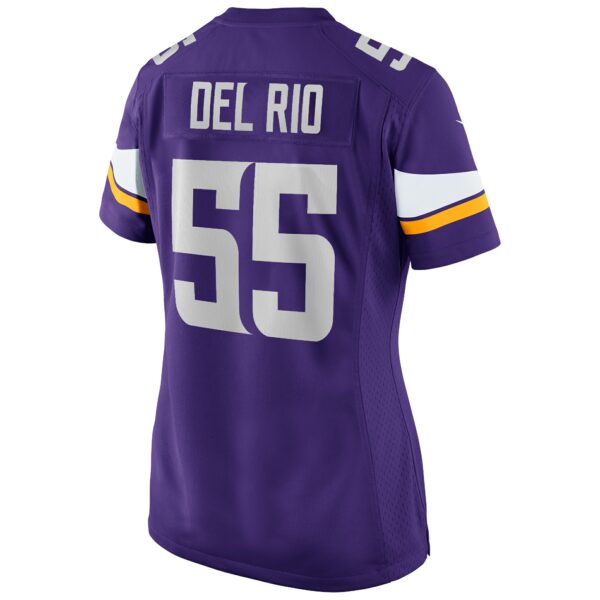 Women’s Minnesota Vikings Jack Del Rio Nike Purple Game Retired Player Jersey