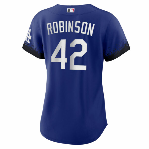 Women’s Los Angeles Dodgers Jackie Robinson Nike Royal City Connect Replica Player Jersey