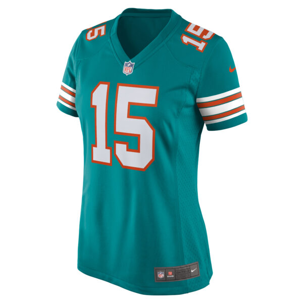 Women’s Miami Dolphins Jaelan Phillips Nike Aqua Alternate Game Jersey