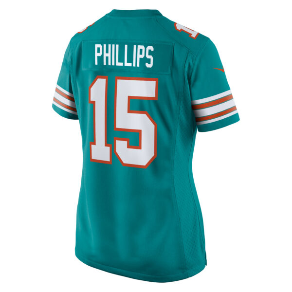 Women’s Miami Dolphins Jaelan Phillips Nike Aqua Alternate Game Jersey