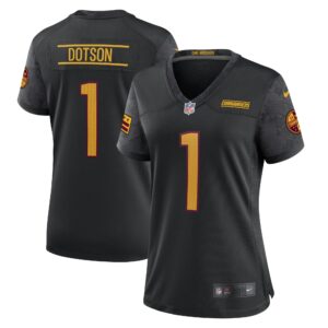 Women's Washington Commanders Jahan Dotson Nike Black Player Jersey