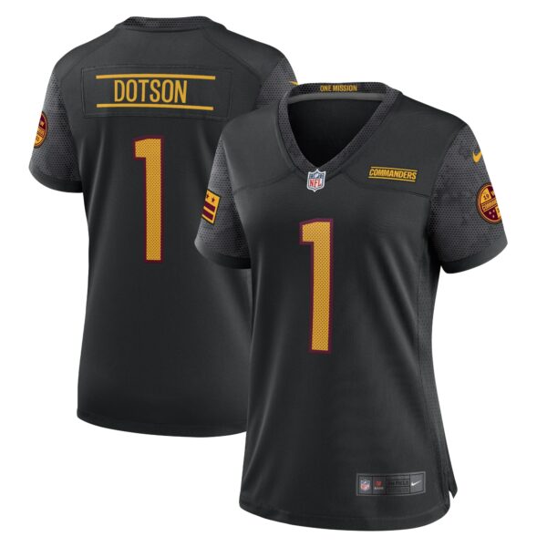 Women’s Washington Commanders Jahan Dotson Nike Black Player Jersey