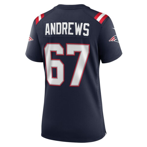 Women’s New England Patriots Jake Andrews Nike Navy Team Game Jersey