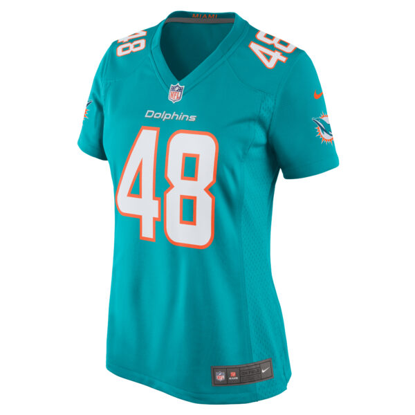 Women’s Miami Dolphins Jake Bargas Nike Aqua Home Game Player Jersey