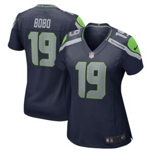 Women's Seattle Seahawks Jake Bobo Nike College Navy Game Jersey