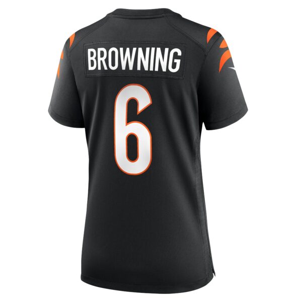 Women’s Cincinnati Bengals Jake Browning Nike Black Game Jersey