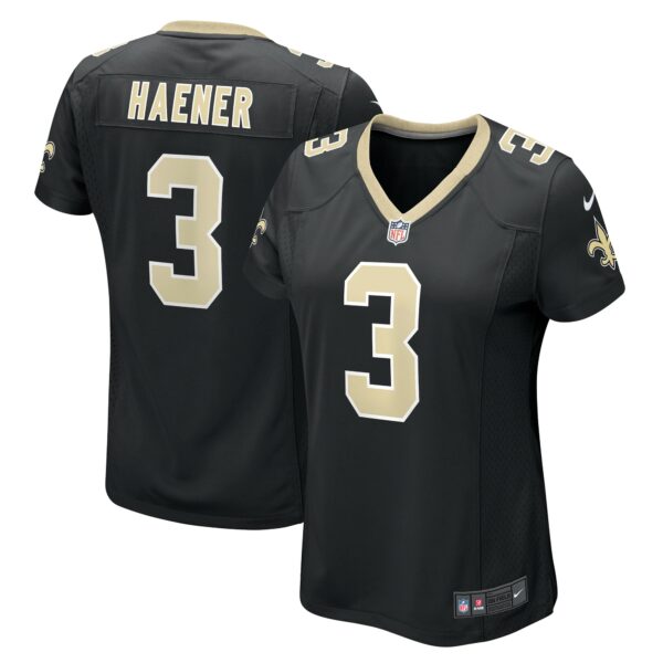 Women’s New Orleans Saints Jake Haener Nike Black Team Game Jersey