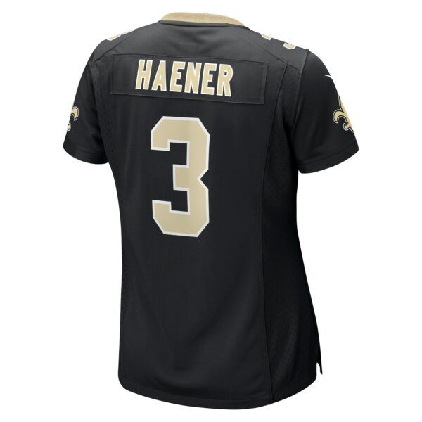 Women’s New Orleans Saints Jake Haener Nike Black Team Game Jersey