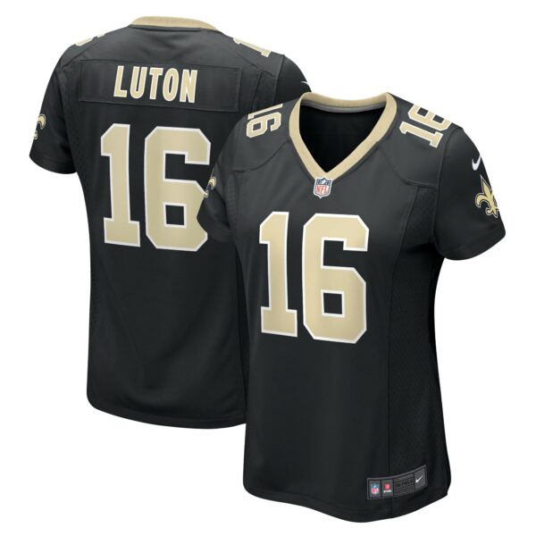 Women’s New Orleans Saints Jake Luton Nike Black Game Player Jersey