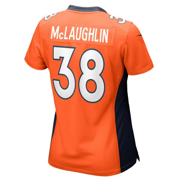 Women’s Denver Broncos Jaleel McLaughlin Nike Orange Game Jersey