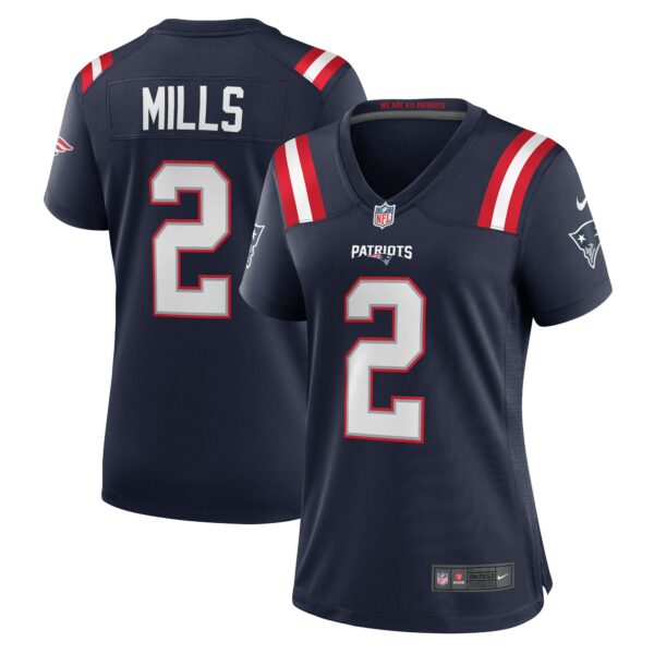 Women’s New England Patriots Jalen Mills Nike Navy Game Player Jersey