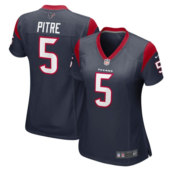 Women’s Houston Texans Jalen Pitre Nike Navy Game Player Jersey