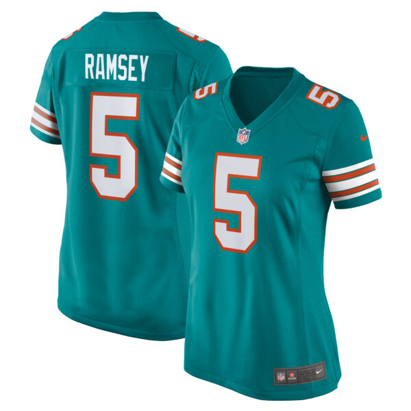 Women’s Miami Dolphins Jalen Ramsey Nike Aqua Alternate Game Jersey