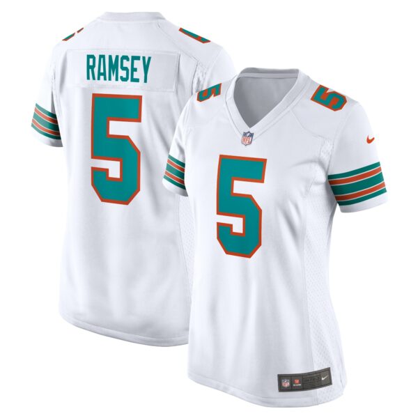 Women’s Miami Dolphins Jalen Ramsey Nike White Alternate Game Jersey