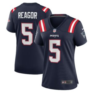 Women's New England Patriots Jalen Reagor Nike Navy Team Game Jersey