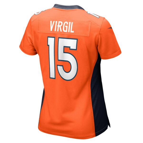 Women’s Denver Broncos Jalen Virgil Nike Orange Game Player Jersey