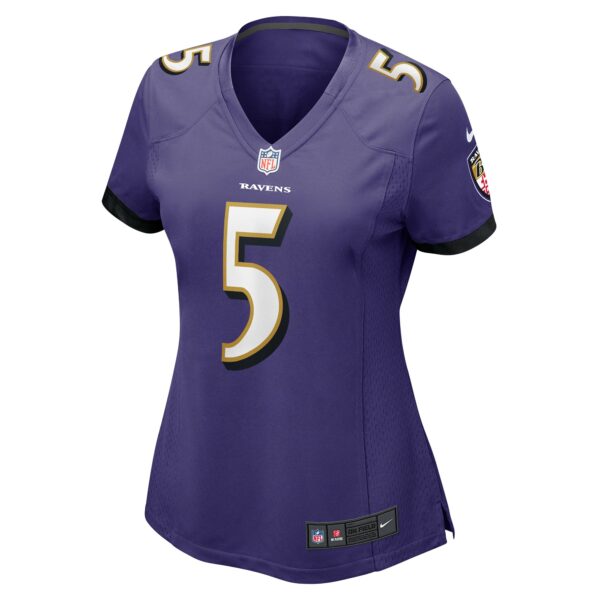 Women’s Baltimore Ravens Jalyn Armour-Davis Nike Purple Game Player Jersey