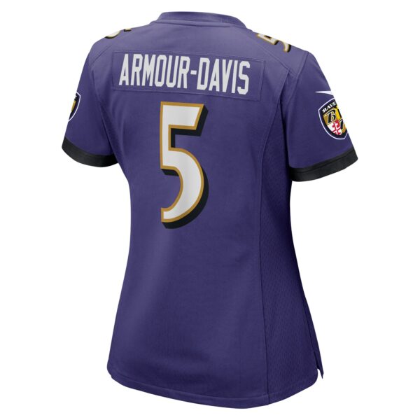 Women’s Baltimore Ravens Jalyn Armour-Davis Nike Purple Game Player Jersey